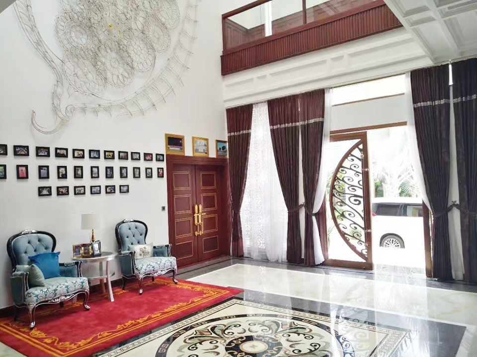 柬埔寨副首相私人豪宅采用欧创不锈钢定制装饰