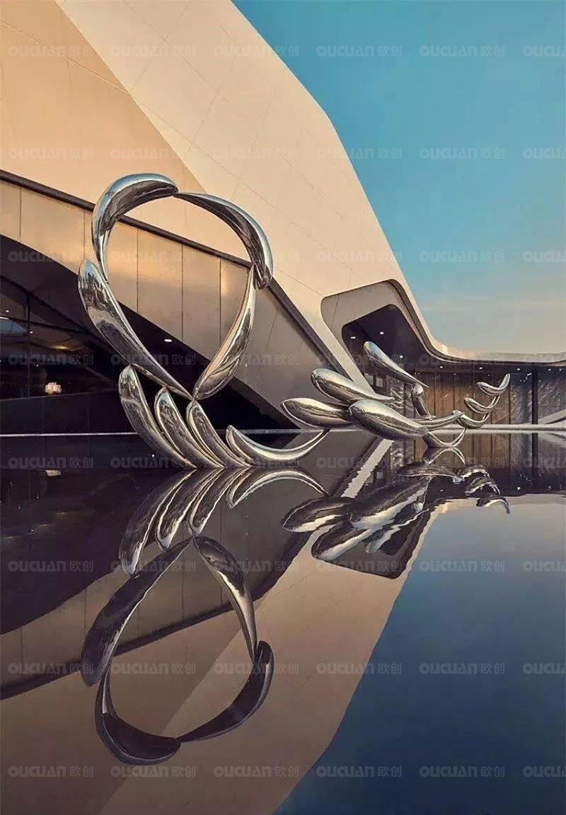 天津金海湾金属雕塑
