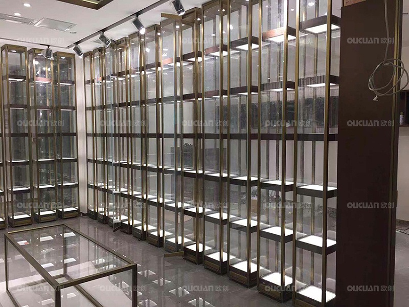 茅台展厅金属酒柜